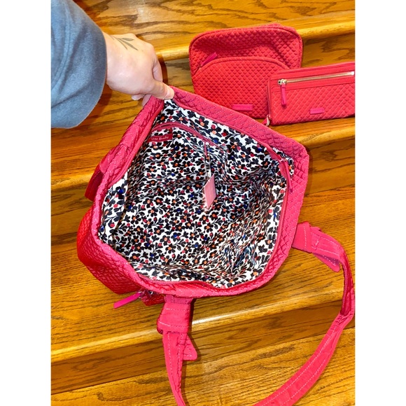 Vera Bradley Hadley East West Tote Pink - 2 items - Picture 5 of 12